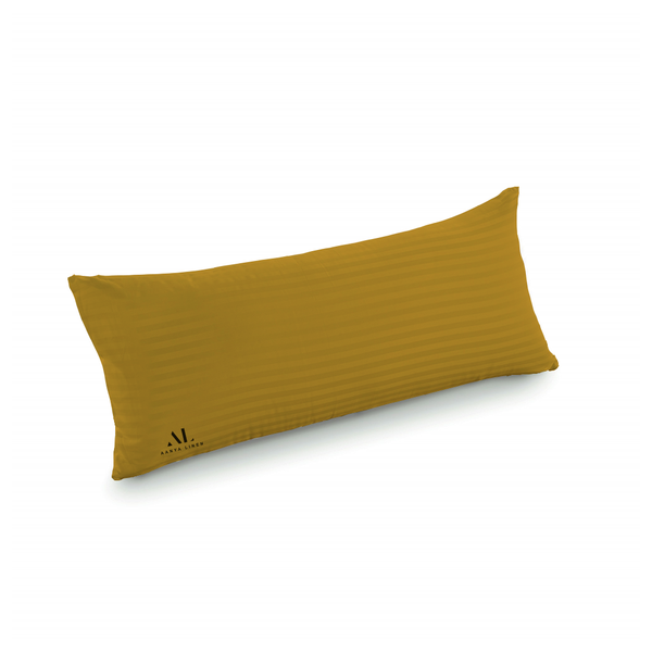 New Gold Stripe Body Pillow Cover 20x54, 20x72 AanyaLinen