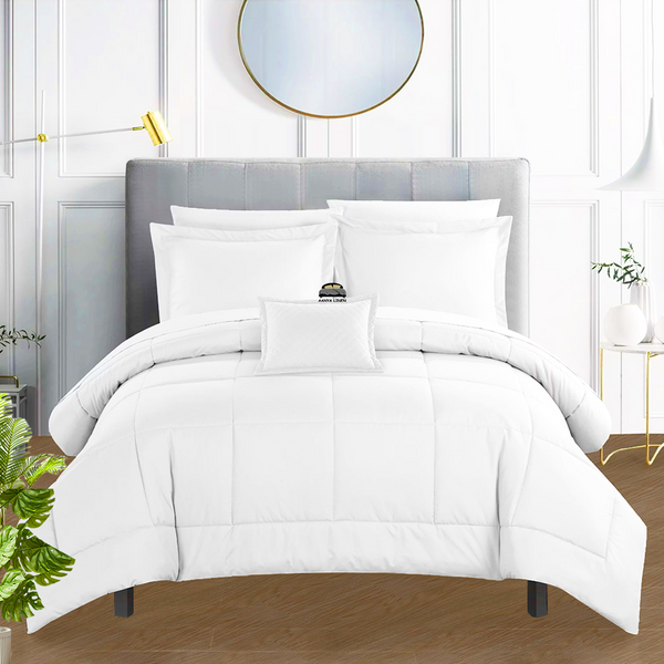 Light Blue Comforter, Twin, Full, & Twin XL size - AanyaLinen
