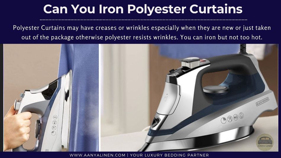 Can You Iron Polyester Curtains?