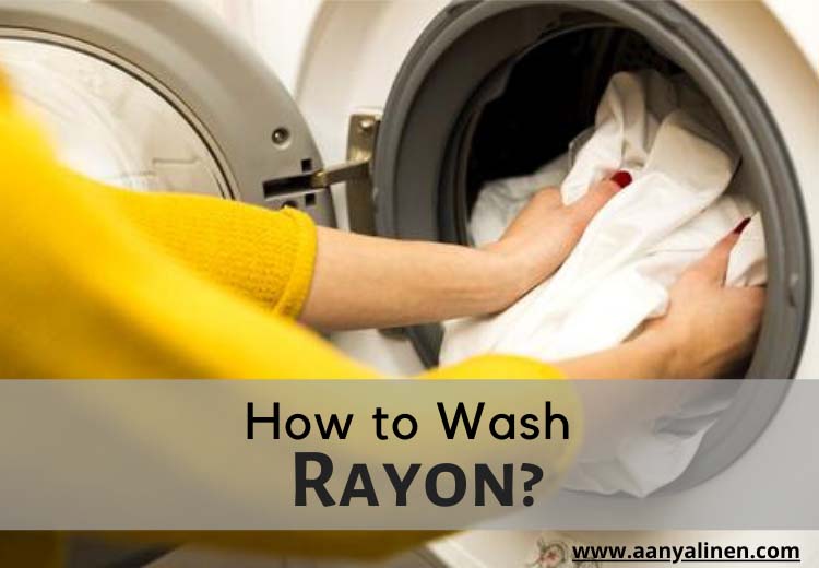 how to wash rayon