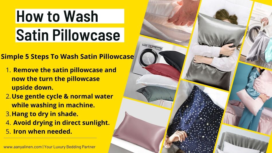 How to Wash Satin Pillowcase?