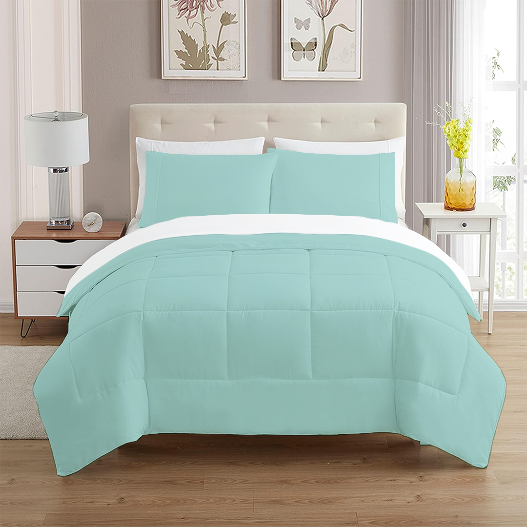 Aqua Blue Comforter Set