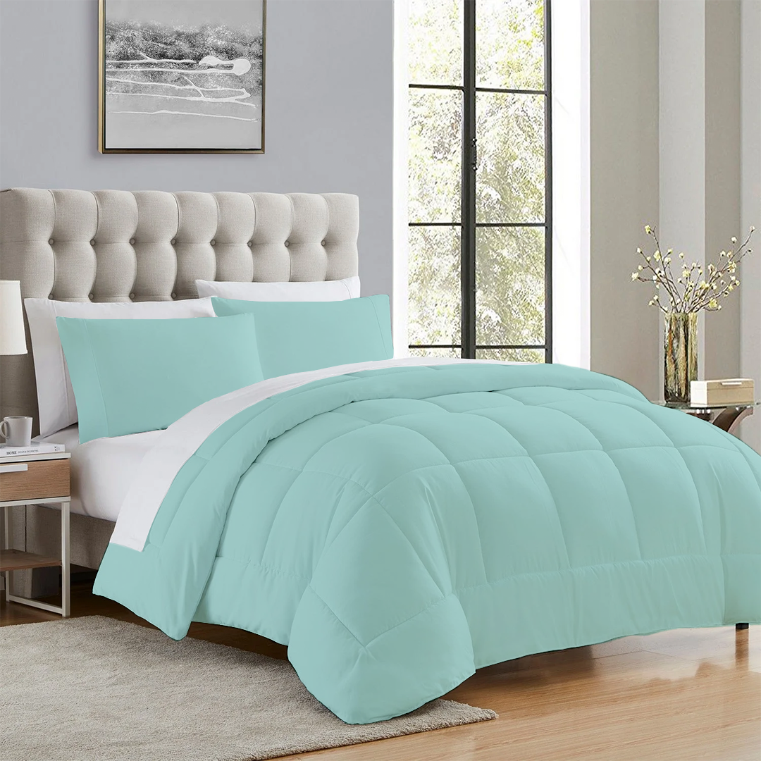 Aqua Blue Comforter Set