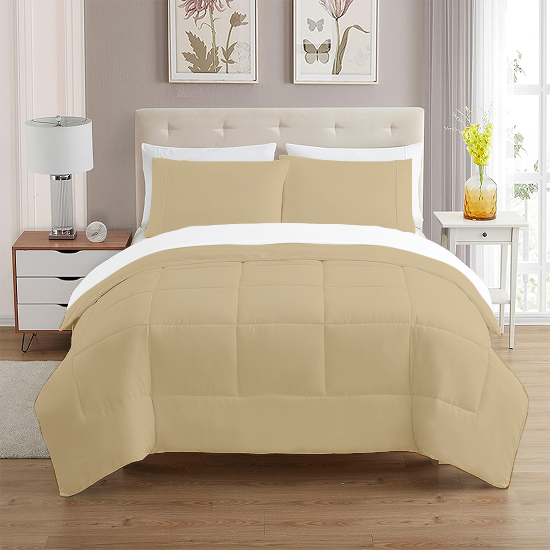 Beige Comforter Set