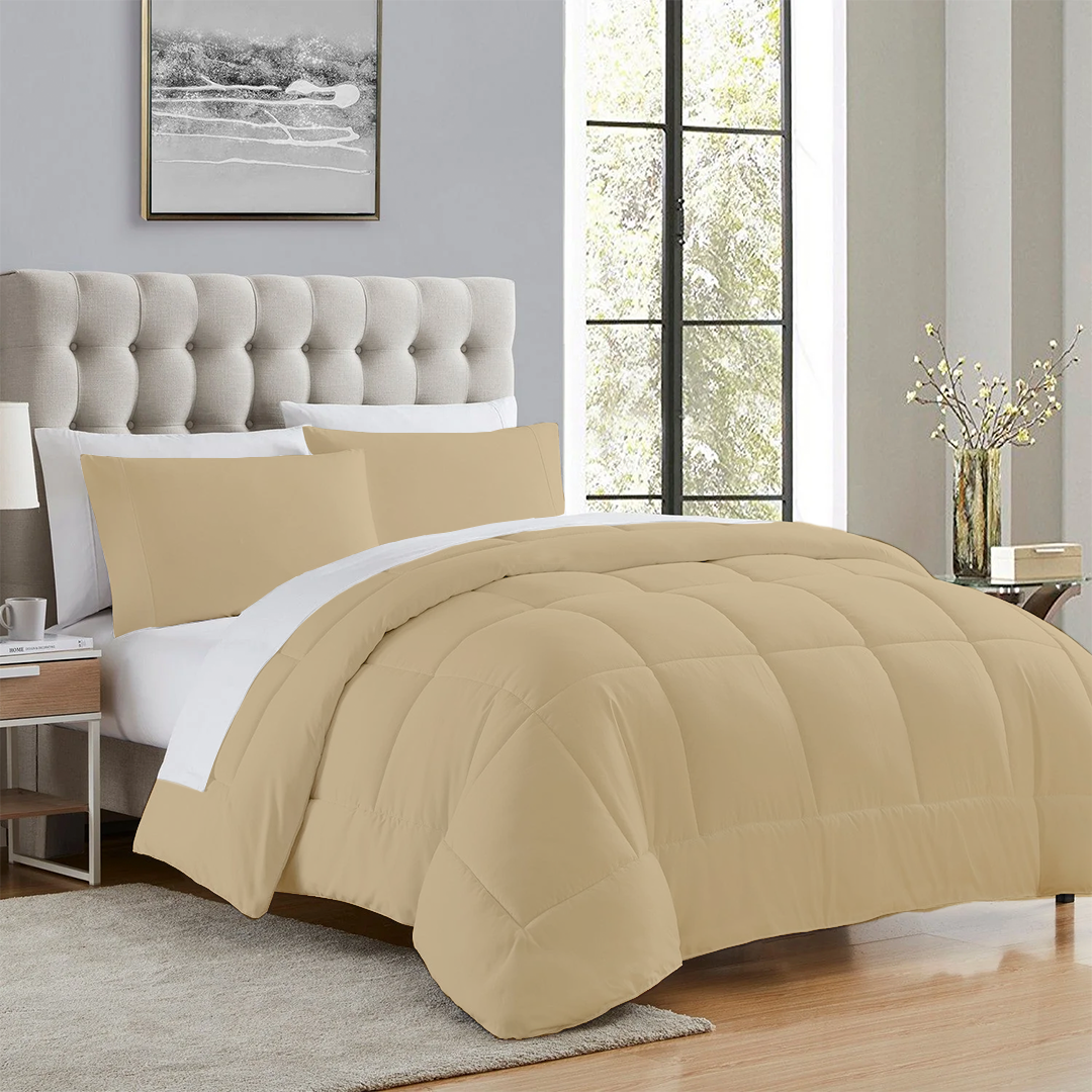 Beige Comforter Set