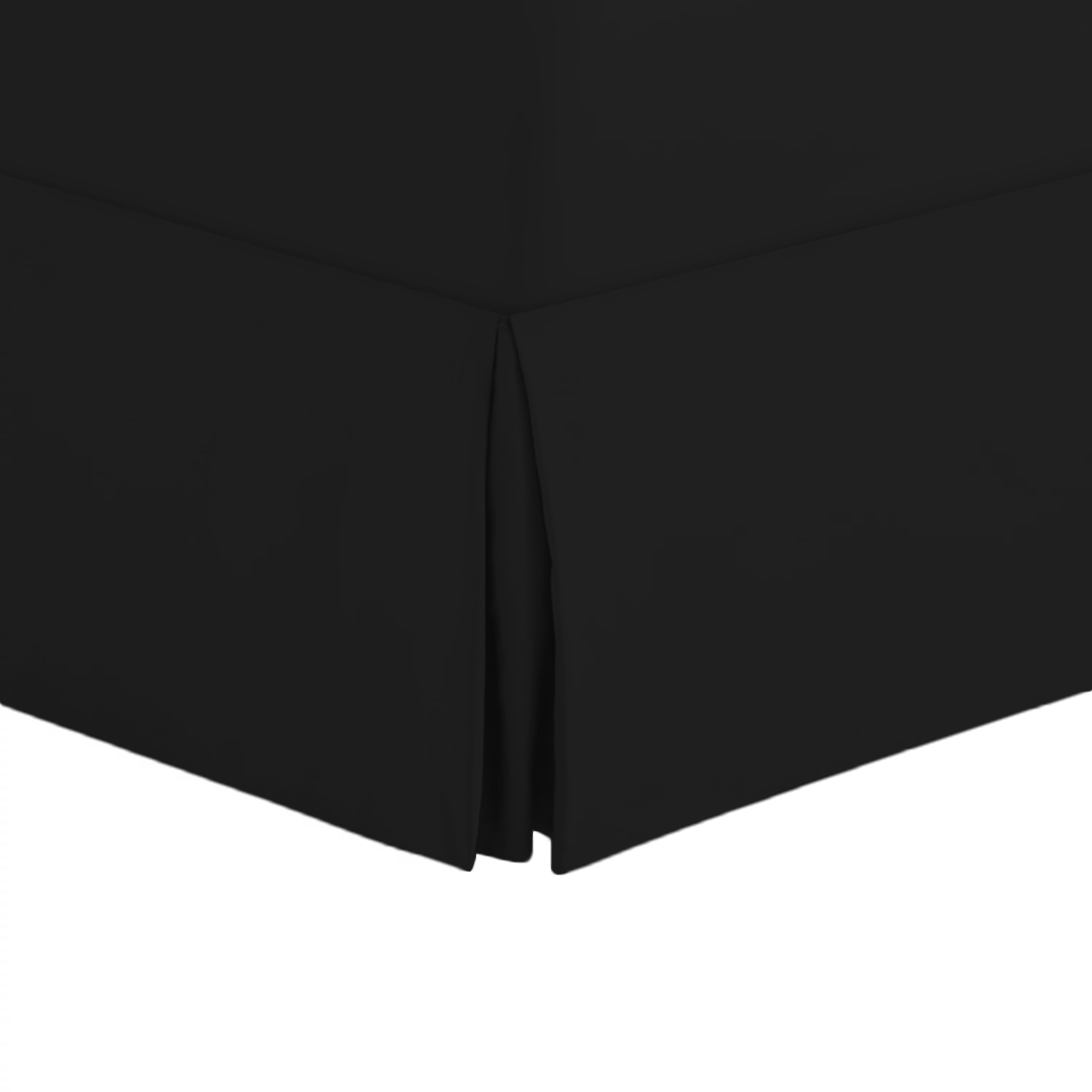 Black bed skirt solid (Bliss 400TC)