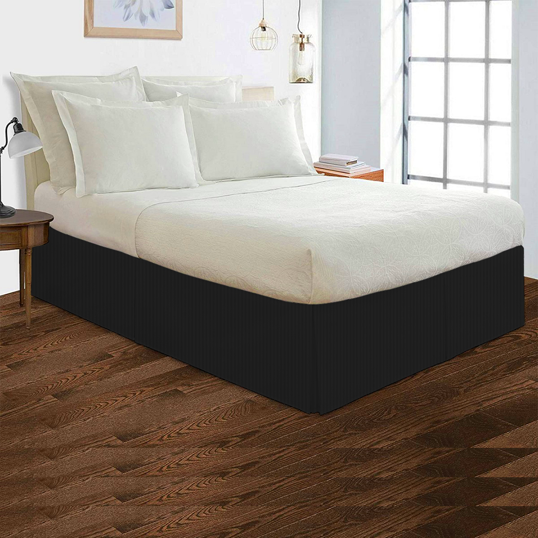 Black Stripe Bed Skirt (Comfy 300TC)