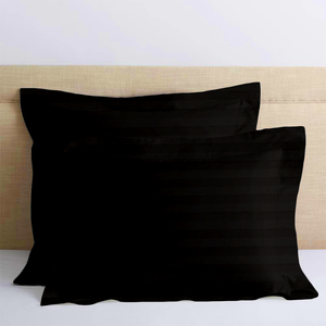 Black Stripe Euro Sham Comfy Sateen