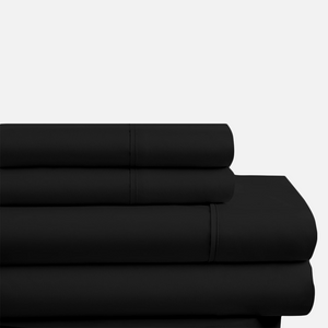 Black Waterbed Sheet Set