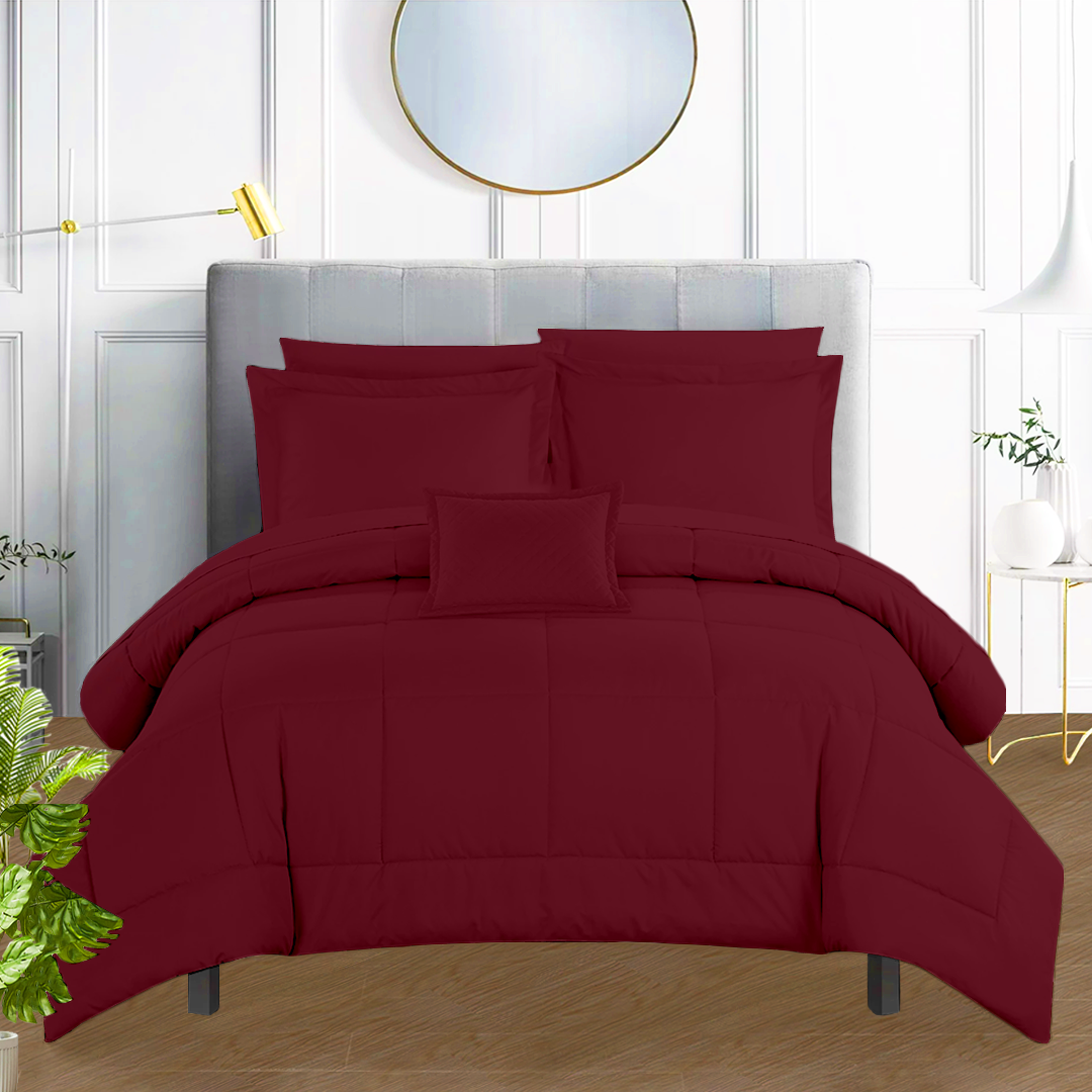 Burgundy Bed In a Bag