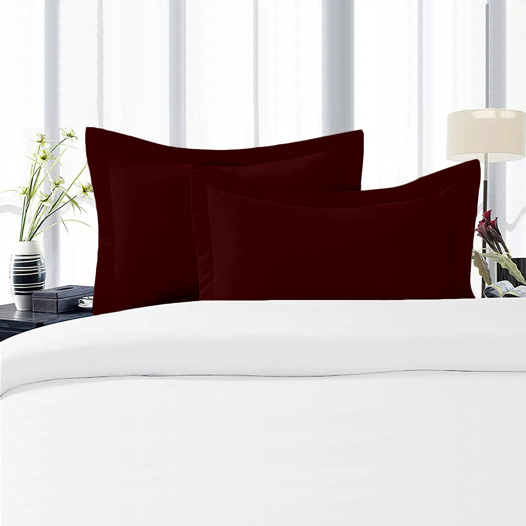 Burgundy Pillow Shams