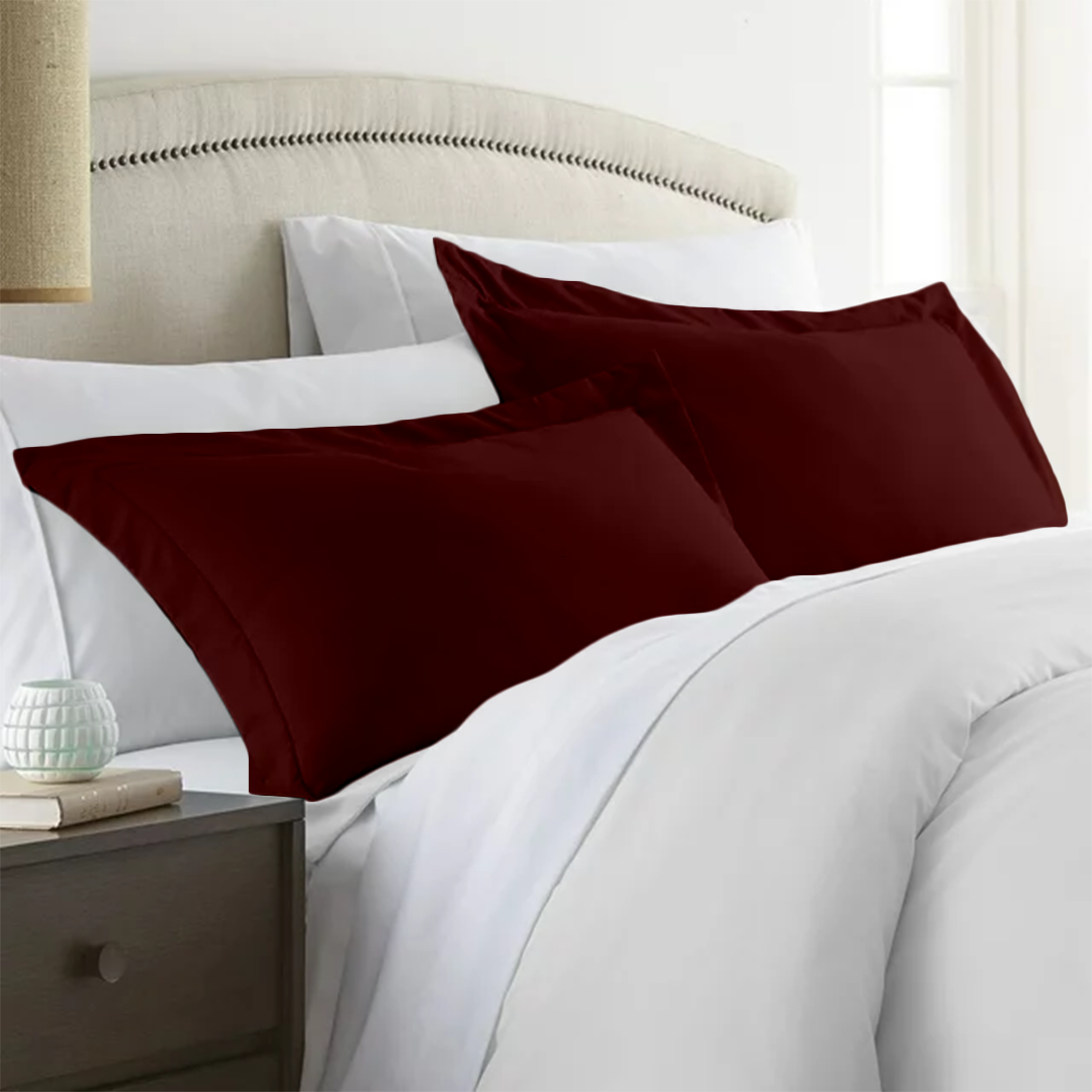 Burgundy Pillow Shams