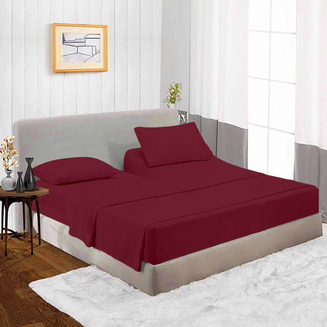 Cotton Split King Adjustable Sheets 