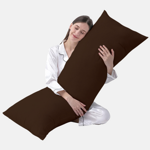 Chocolate Body Pillow Cover Solid Comfy 