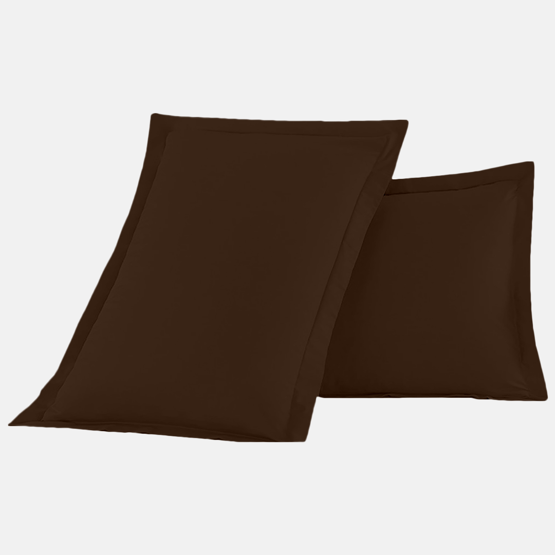 Pillowshams Solid Comfy Sateen Chocolate