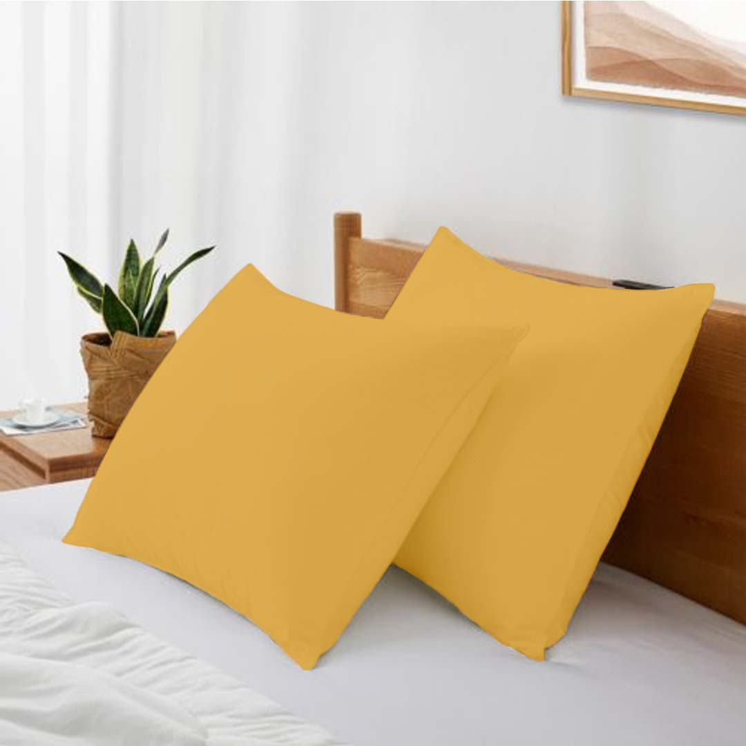 Gold Pillowcase Solid Comfy Satin