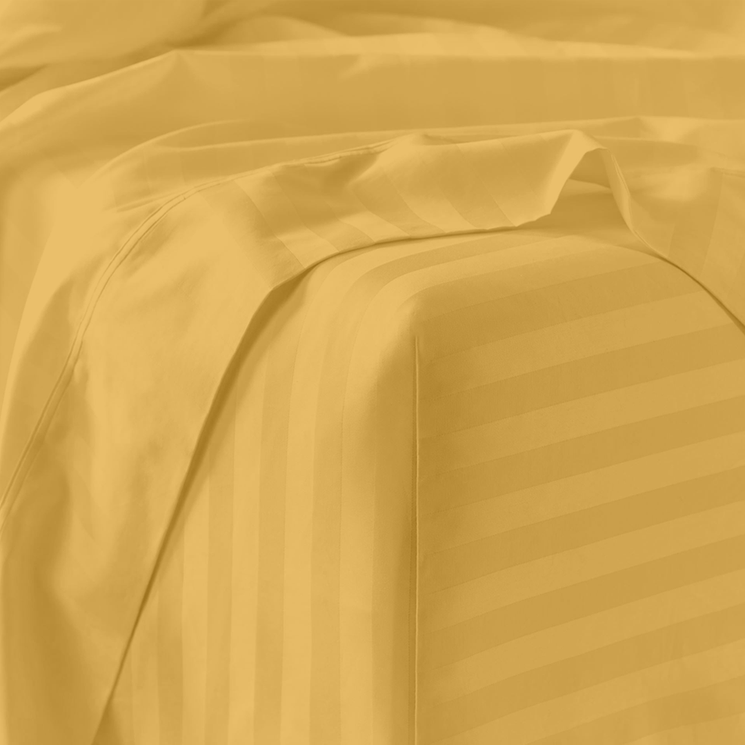 Gold Stripe Sheet Set Comfy Sateen