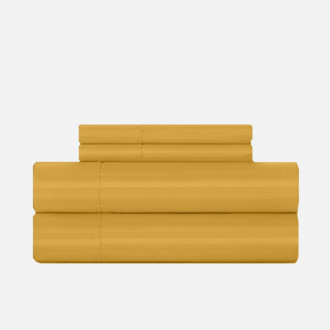 Gold Stripe Sheet Set Comfy Sateen