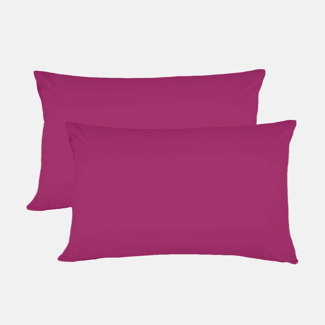 Hot Pink Pillowcases Solid (Comfy 300TC)