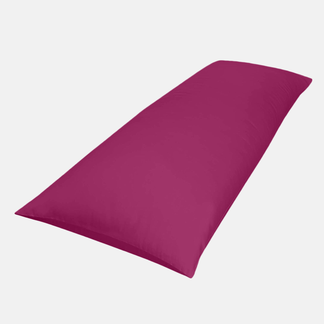 Hot Pink Body Pillow Cover Solid Comfy Sateen