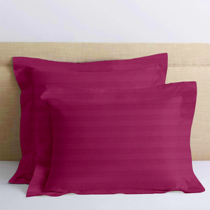 Hot Pink Stripe Euro Sham Comfy Sateen