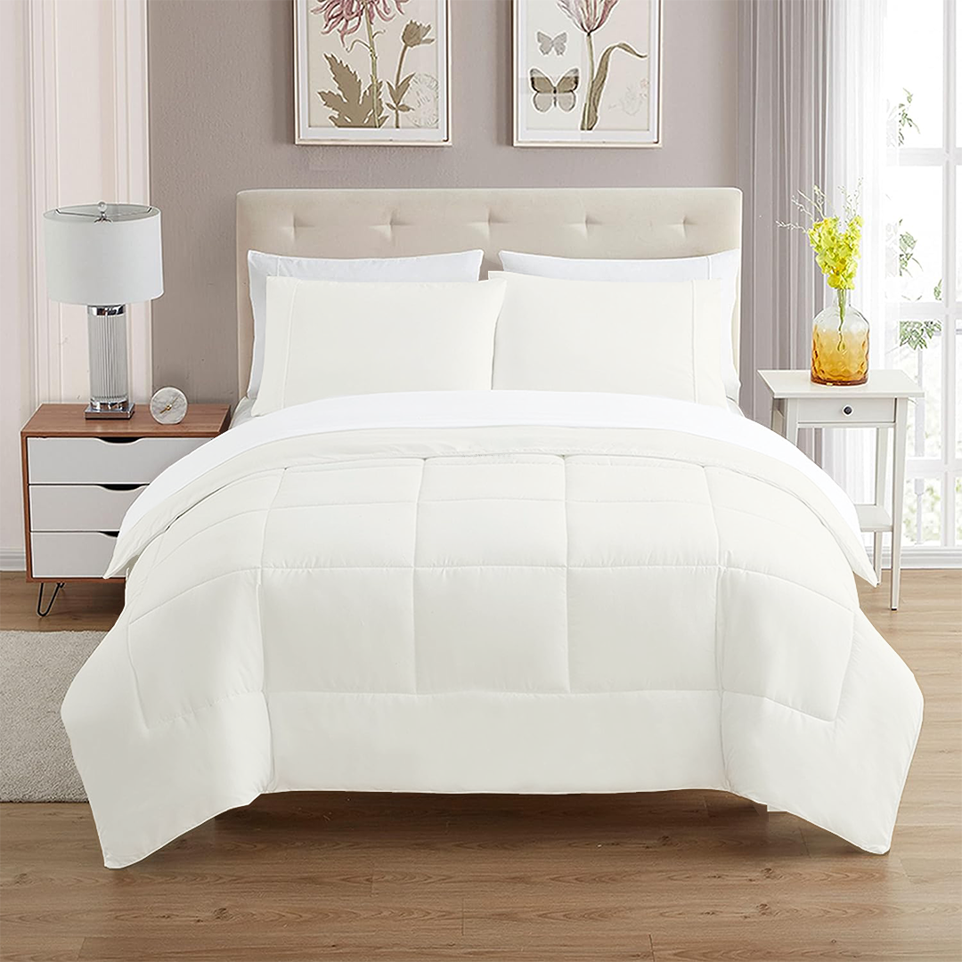 Ivory Comforter Set