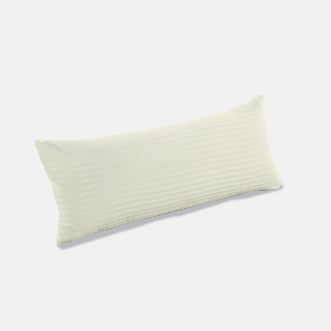 Ivory Stripe Body Pillow Cover Comfy Sateen