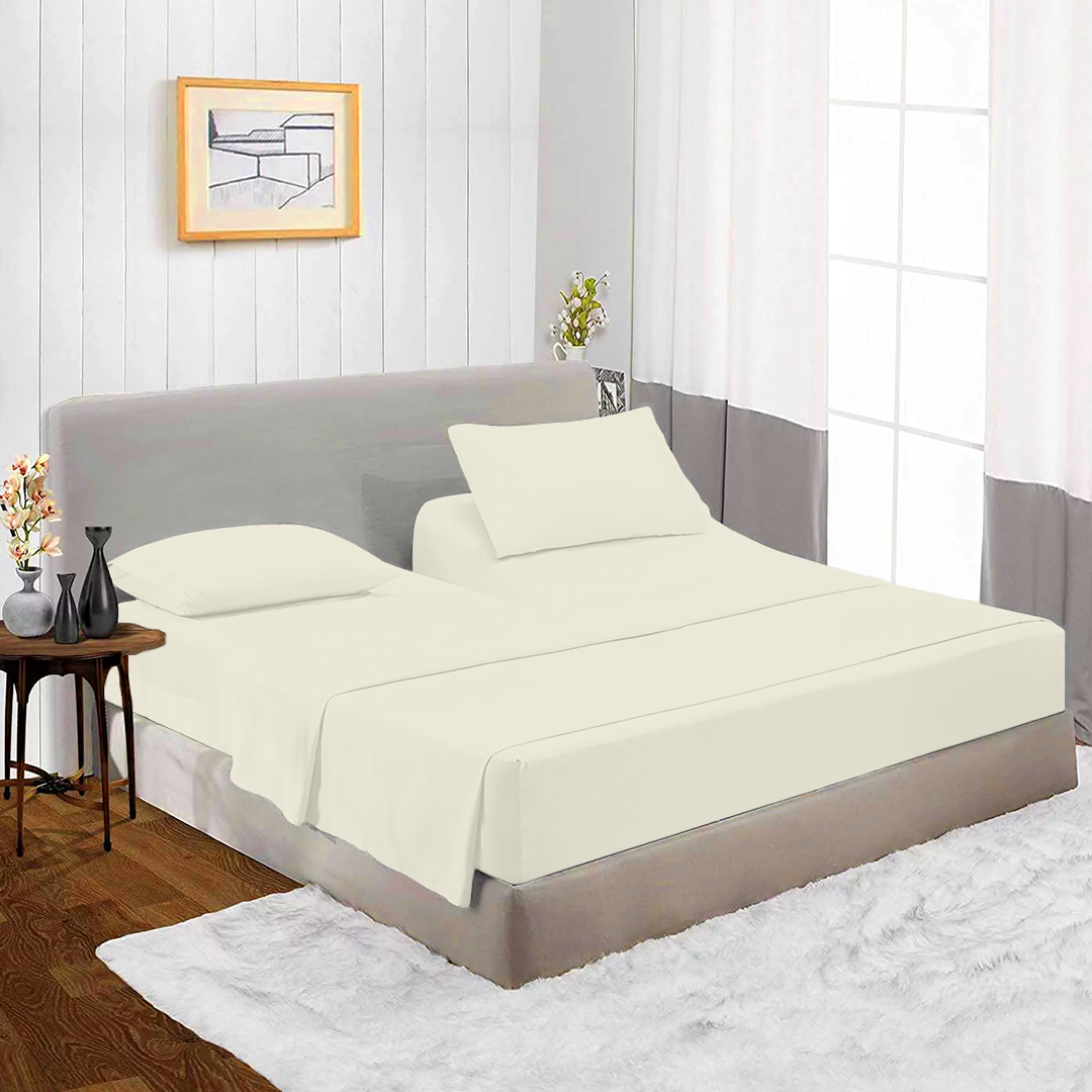 Ivory Top Split Sheets Set 34 Inches Bliss