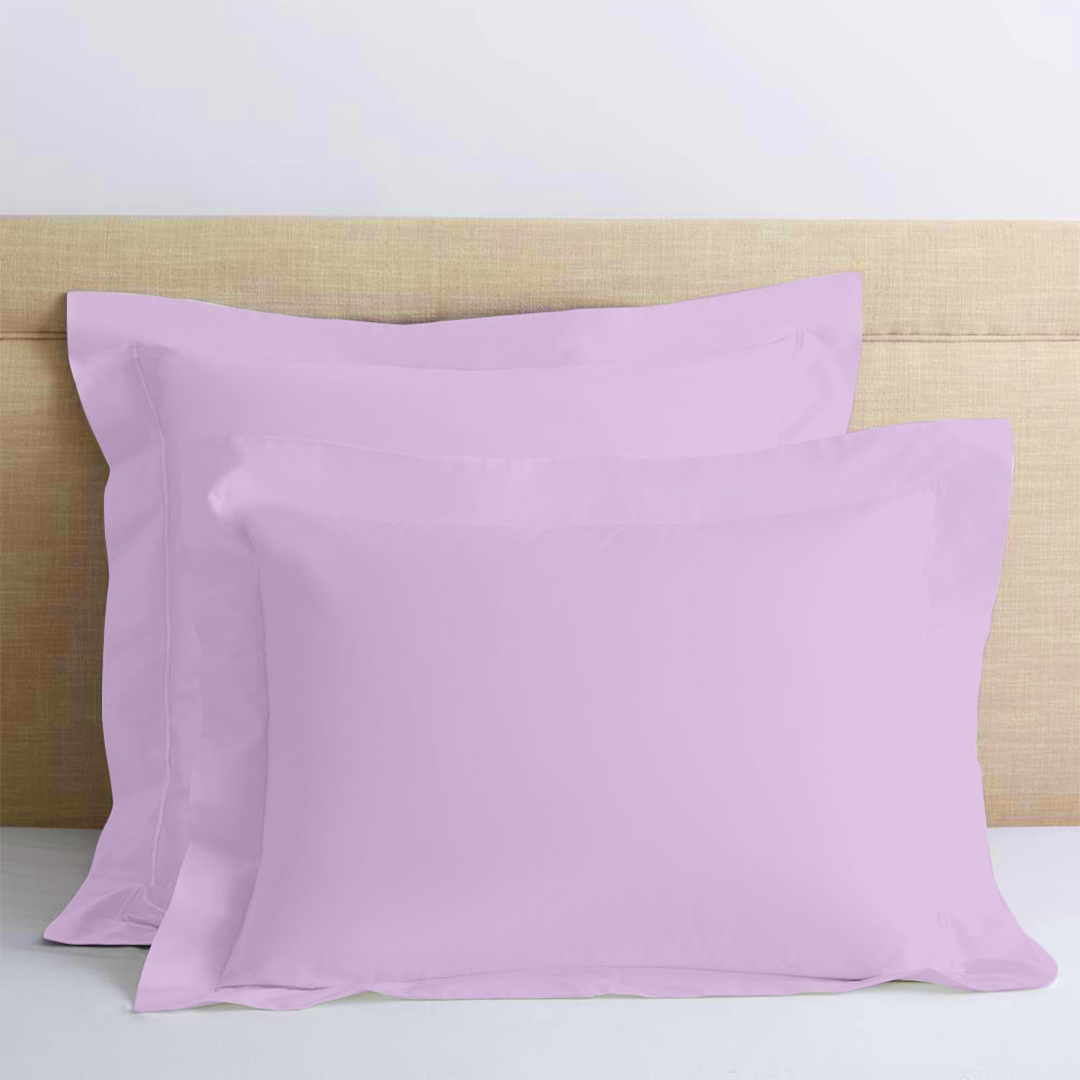 Lilac Euro Sham Solid Comfy Sateen