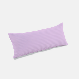 Lilac Stripe Body Pillow Cover Comfy Sateen