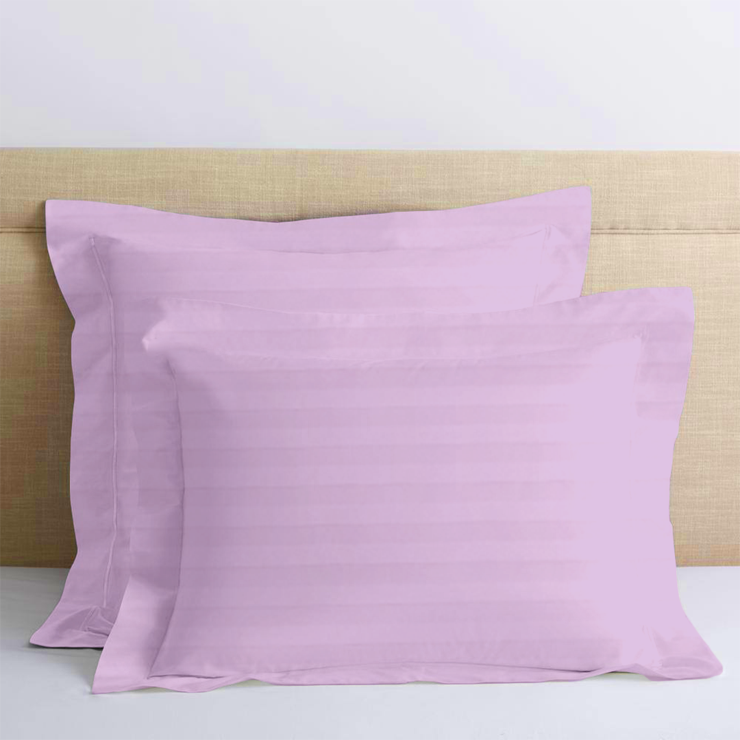 Lilac Stripe Euro Sham Comfy Sateen