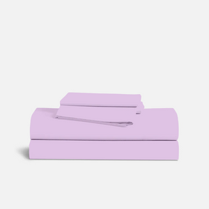 Lilac Sheet Set Comfy Solid Sateen