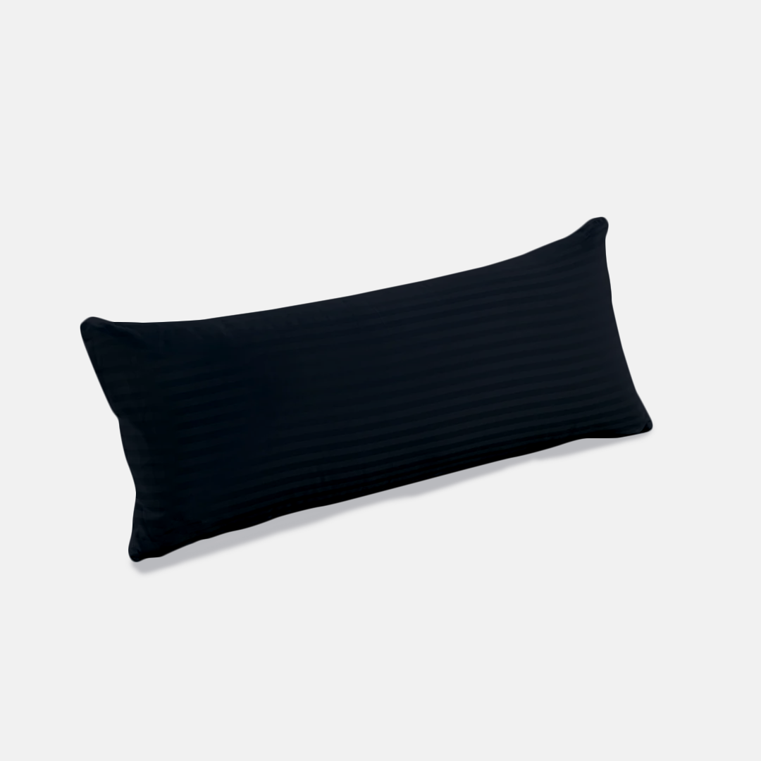 Navy Blue Stripe Body Pillow Cover Comfy Sateen