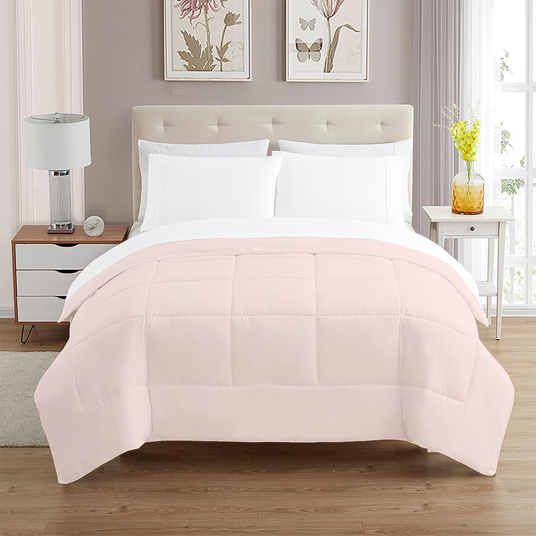 Peach Comforter 400 GSM Comfy Sateen