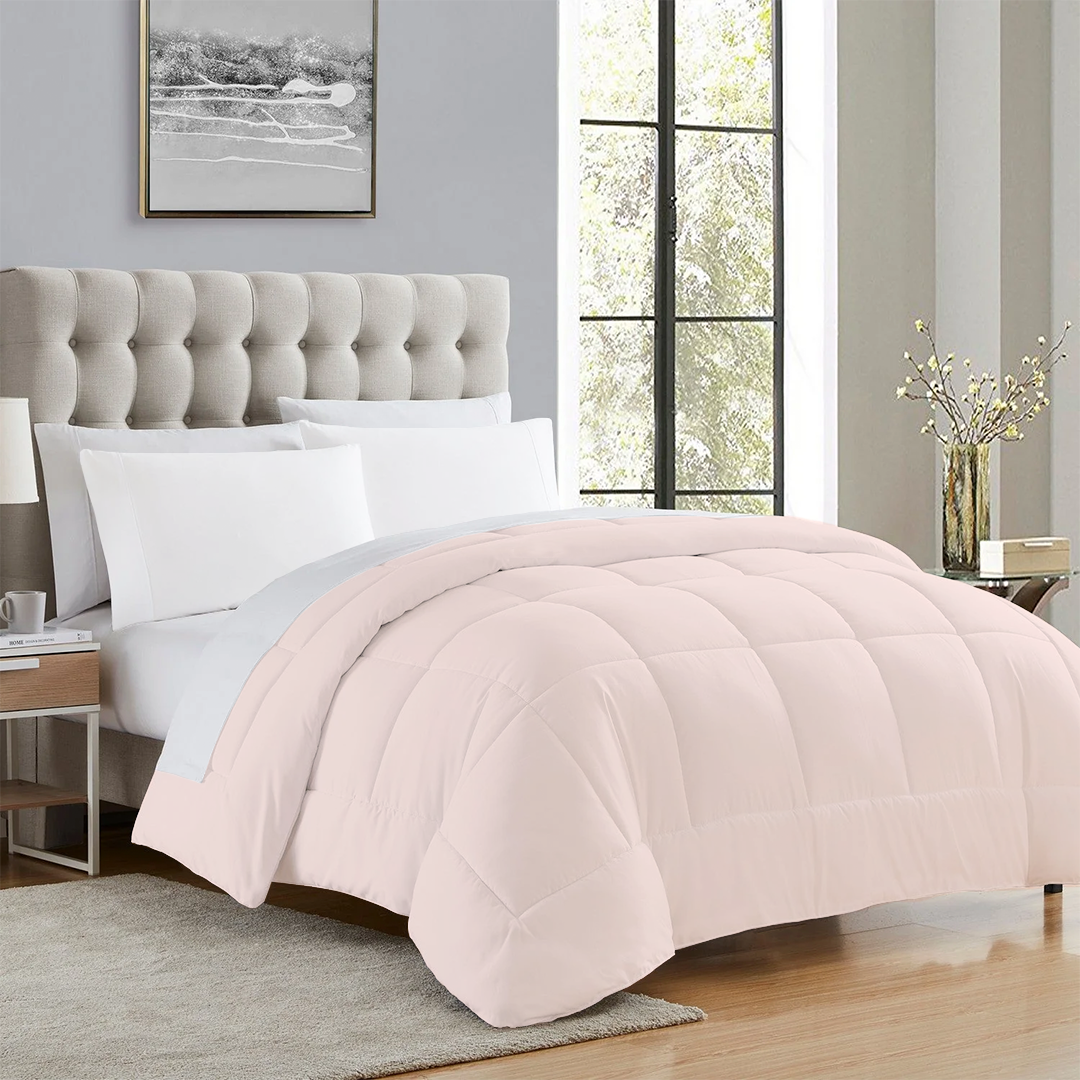 Peach Comforter 400 GSM Comfy Sateen