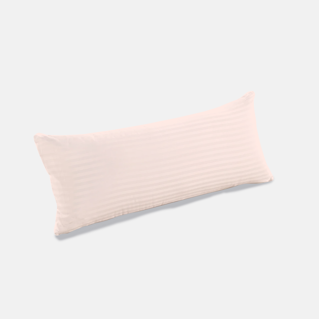 Peach Stripe Body Pillow Cover Comfy Sateen