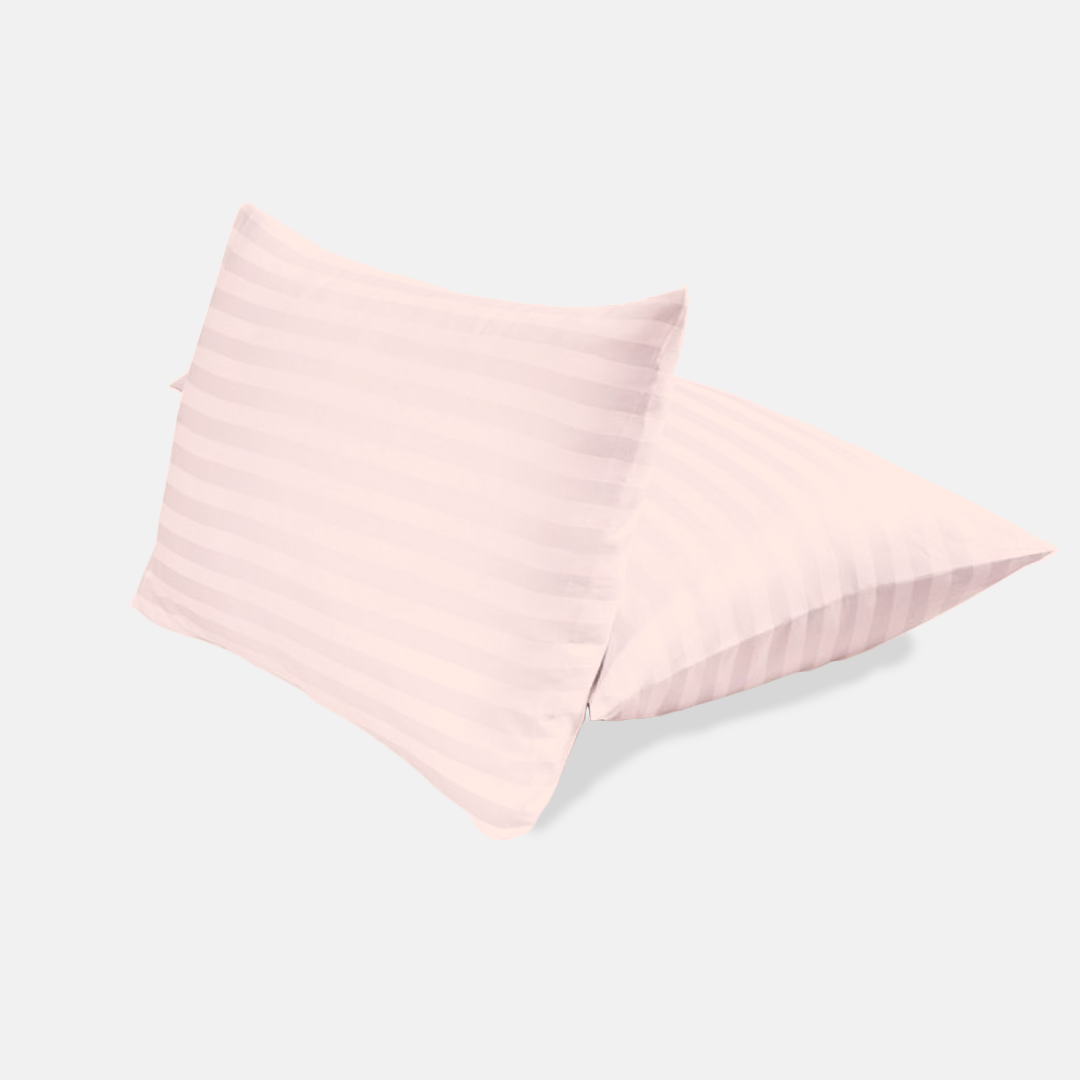 Peach Stripe Pillowcase Comfy Sateen