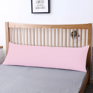 Pink Body Pillow Cover Solid Comfy Sateen