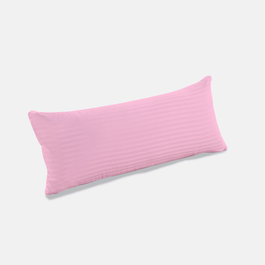 Pink Stripe Body Pillow Cover Comfy Sateen