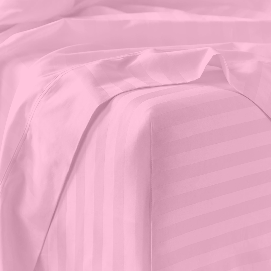 Pink Stripe Sheet Set Comfy Sateen