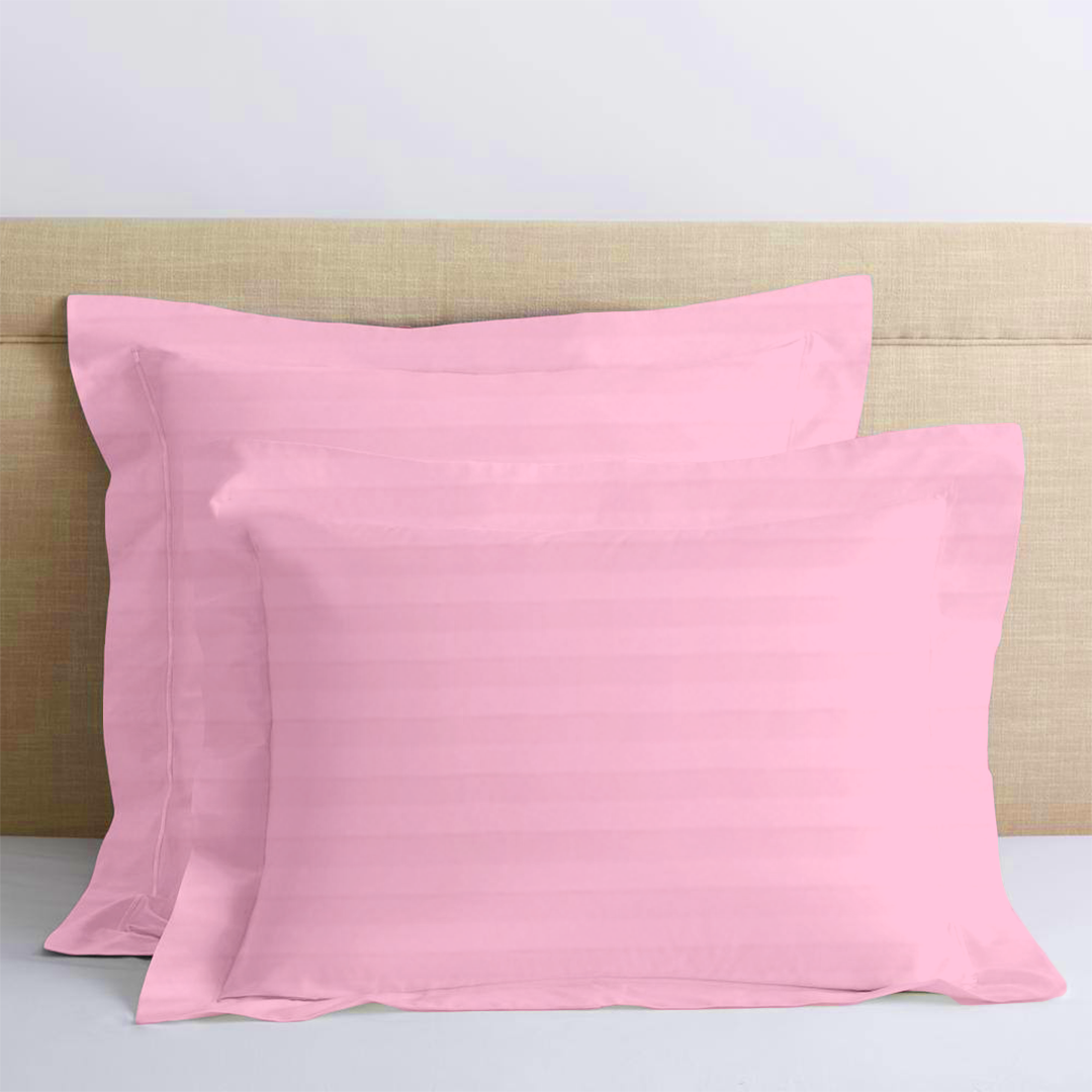 Pink Stripe Euro Sham Comfy Sateen