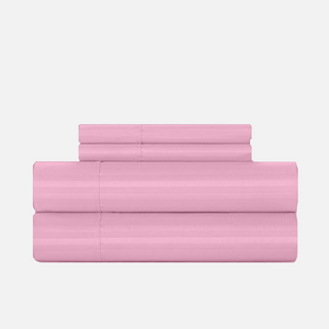 Pink Stripe Sheet Set Comfy Sateen