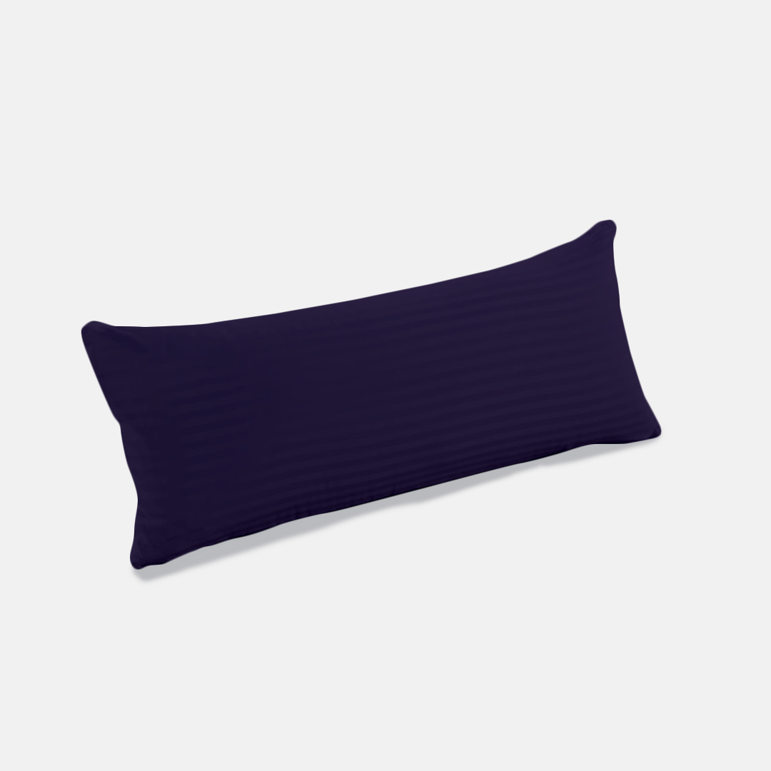 Purple Stripe Body Pillow Cover Comfy Sateen