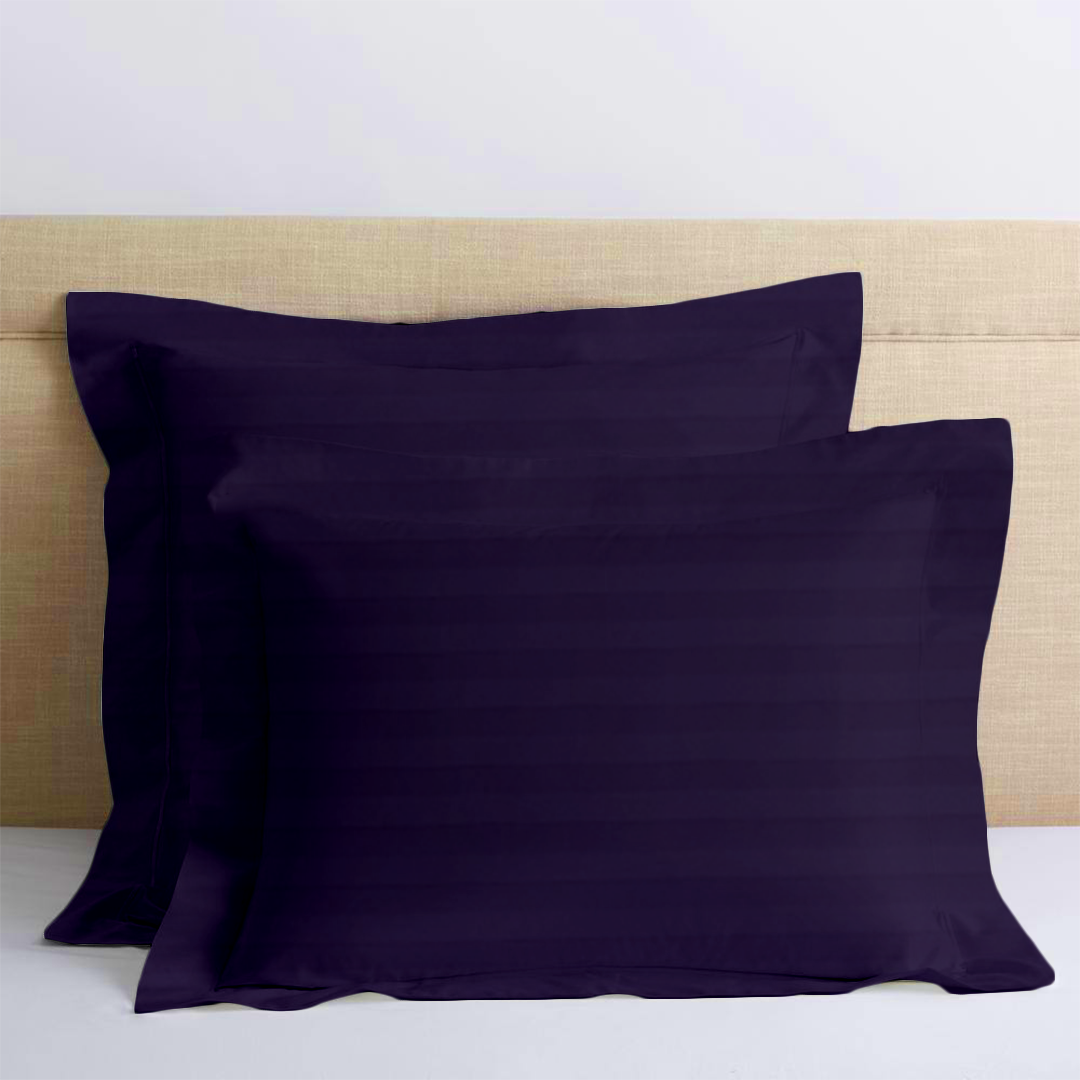 Purple Stripe Euro Sham Comfy Sateen