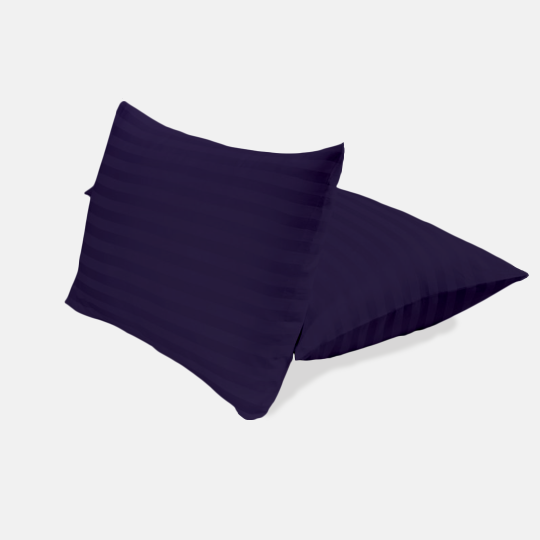 Purple Stripe Pillowcase Comfy Sateen