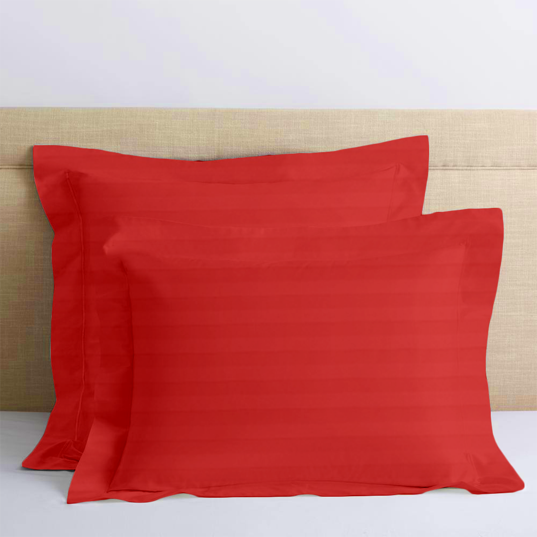 Red Stripe Euro Sham Comfy Sateen