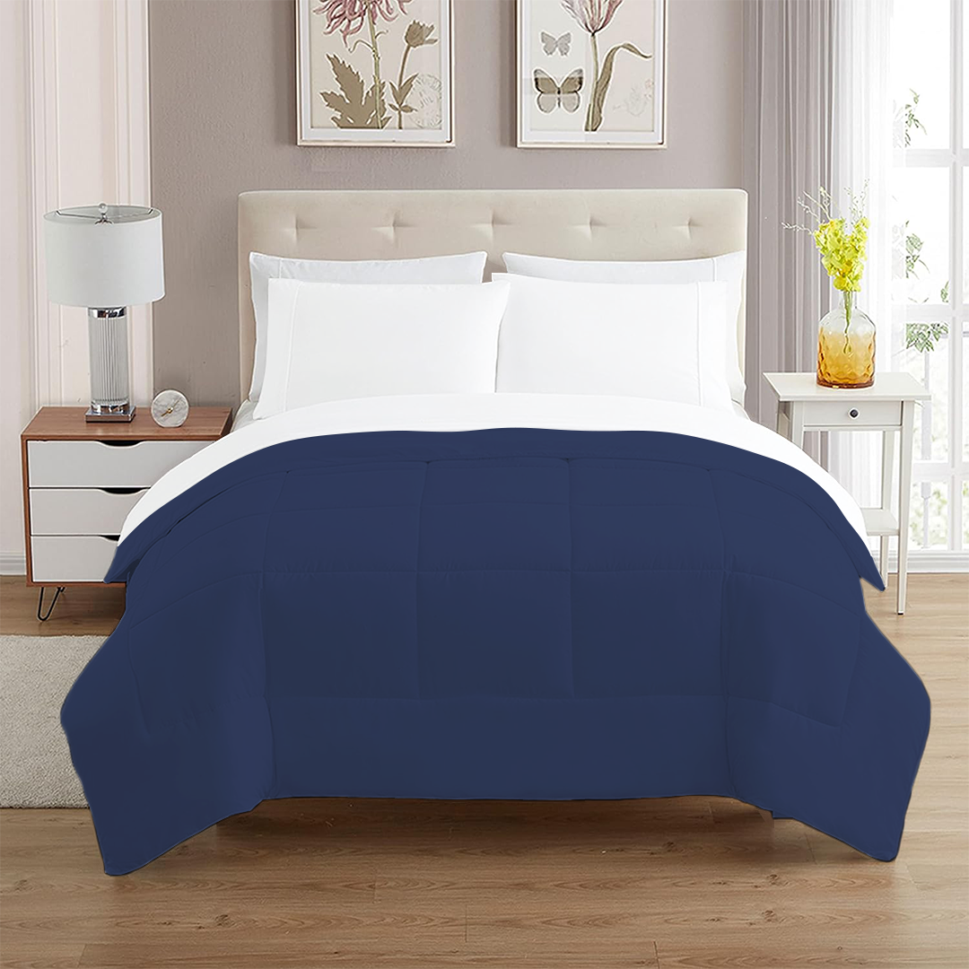 Royal Blue Comforter 400 GSM Comfy Solid