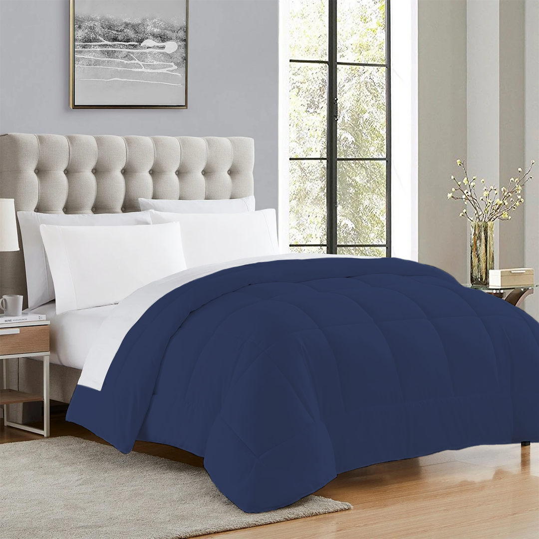 Royal Blue Comforter 400 GSM Comfy Solid