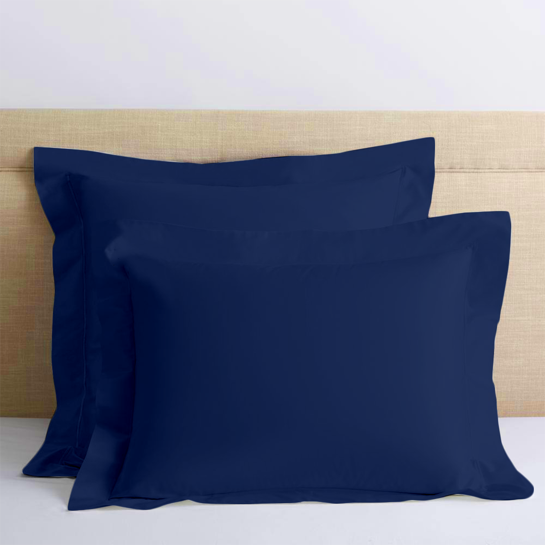 Royal Blue Euro Shams Solid 