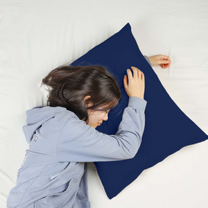 Royal Blue Pillow Cases Solid Comfy Sateen